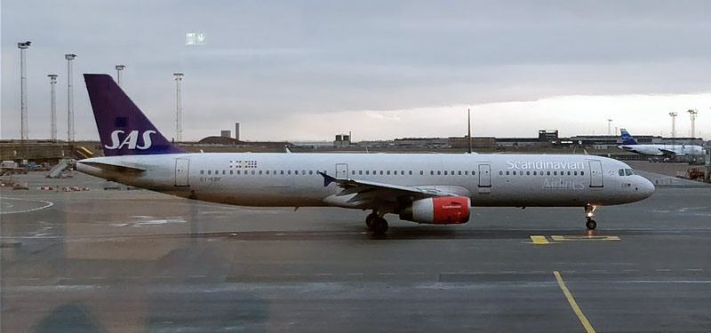 Current livery of SAS Scandinavian